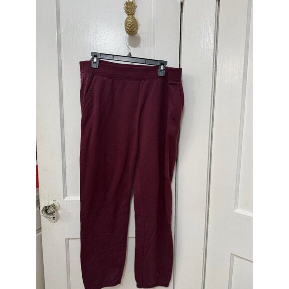 Time and Tru Pants - Time & Tru women’s size large maroon jogger pants